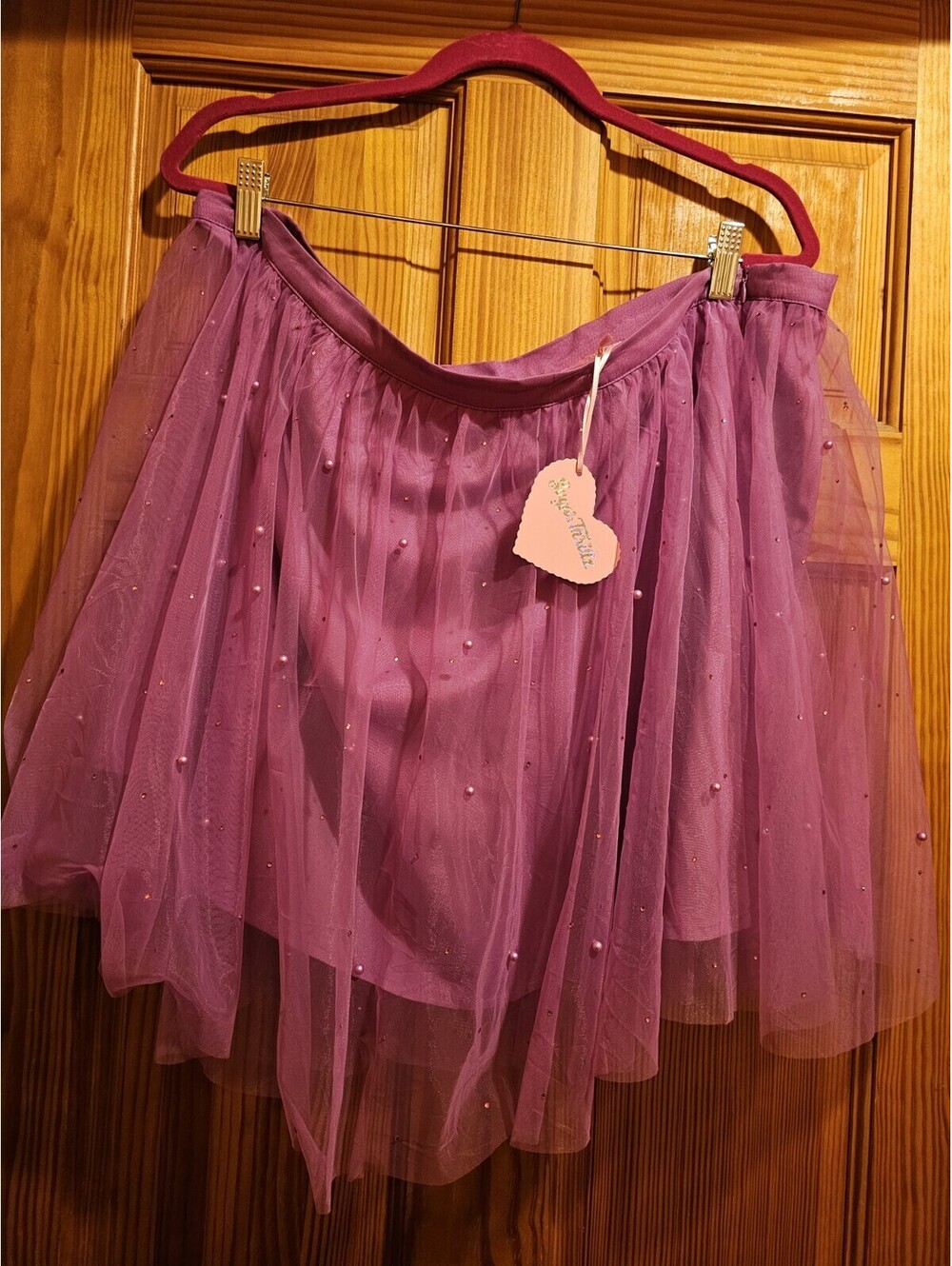 dolls kill Plus Plum Fairy Glam Mother Tulle Skirt Sugar Thrillz 3x